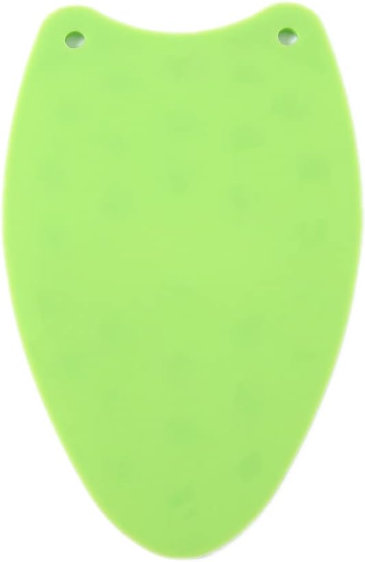 The Quilted Bear Mini Iron Rest - Silicone Heat Resistant Mat for Stress-Free Crafting, Sewing & Quilting Supplies - Durable and Protective Surface for Mini Iron (Lime Green)