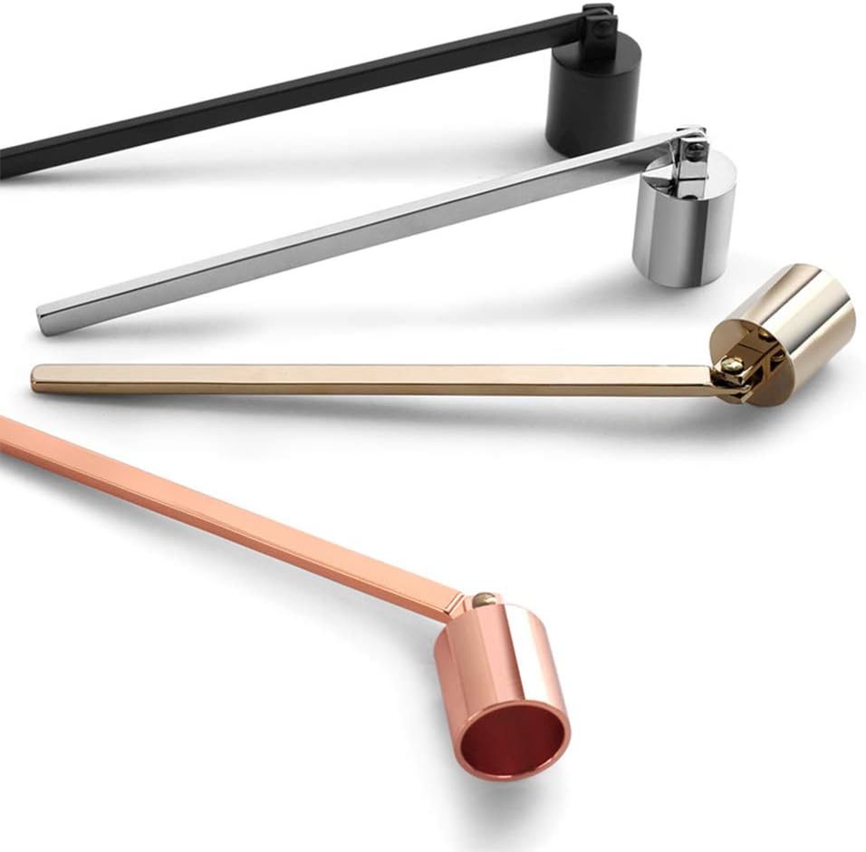 Candle Snuffer, Candlesnuffers Wick Snuffer Candle Extinguisher Accessory for Putting Out Extinguish Candle Wicks Flame Safely, Black