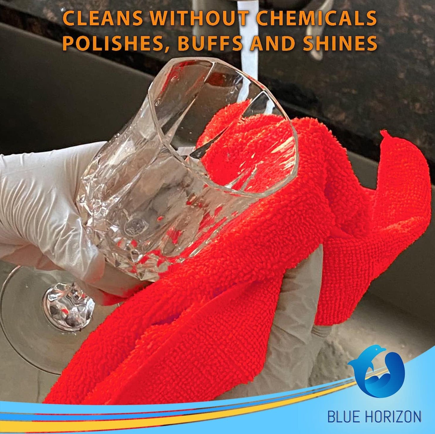 Microfiber Cleaning Towels, 3 Dozen Commercial and Household Bulk Pack, Ultra Soft Plush Wash-Cloths, Micro-fiber Detailing Cleaning Cloths for Car, Household and Commercial (Red, 16" x 16")