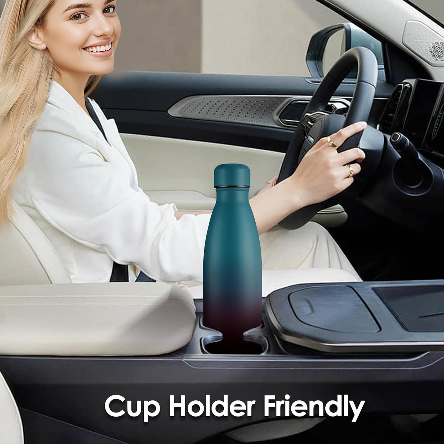 25oz Cola-Bottle Shaped Stainless Steel Leak-proof Water Bottle,Double Wall Vacuum Insulated Metal,Travel Mug For Sports Indoors & Outdoors,BPA-Free School Kid Flasks,Mix(4 Pack)