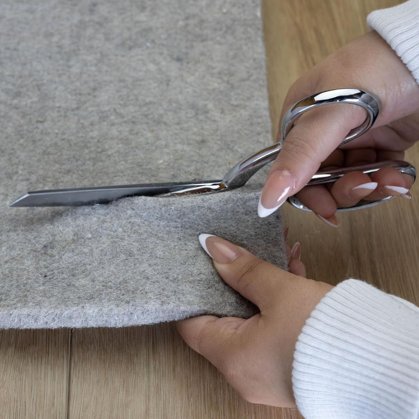 RUGPADUSA - Eco-Plush - 10'x13' - 1/2" Thick - 100% Felt - Luxurious Cushioned Rug Pad - Available in 3 Thicknesses, Many Custom Sizes