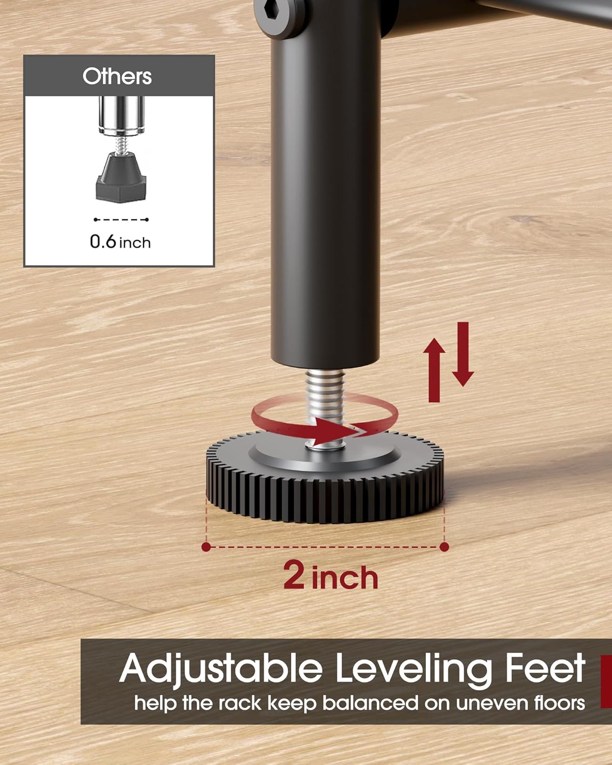Storage Shelves - 3 Tier Shelf Organizer, Sturdy Metal Garage Shelving with Adjustable Leveling Feet, Space-Saving Shelves Organizer for Pantry, Laundry, Kitchen (18" x 12" x 30", Black)