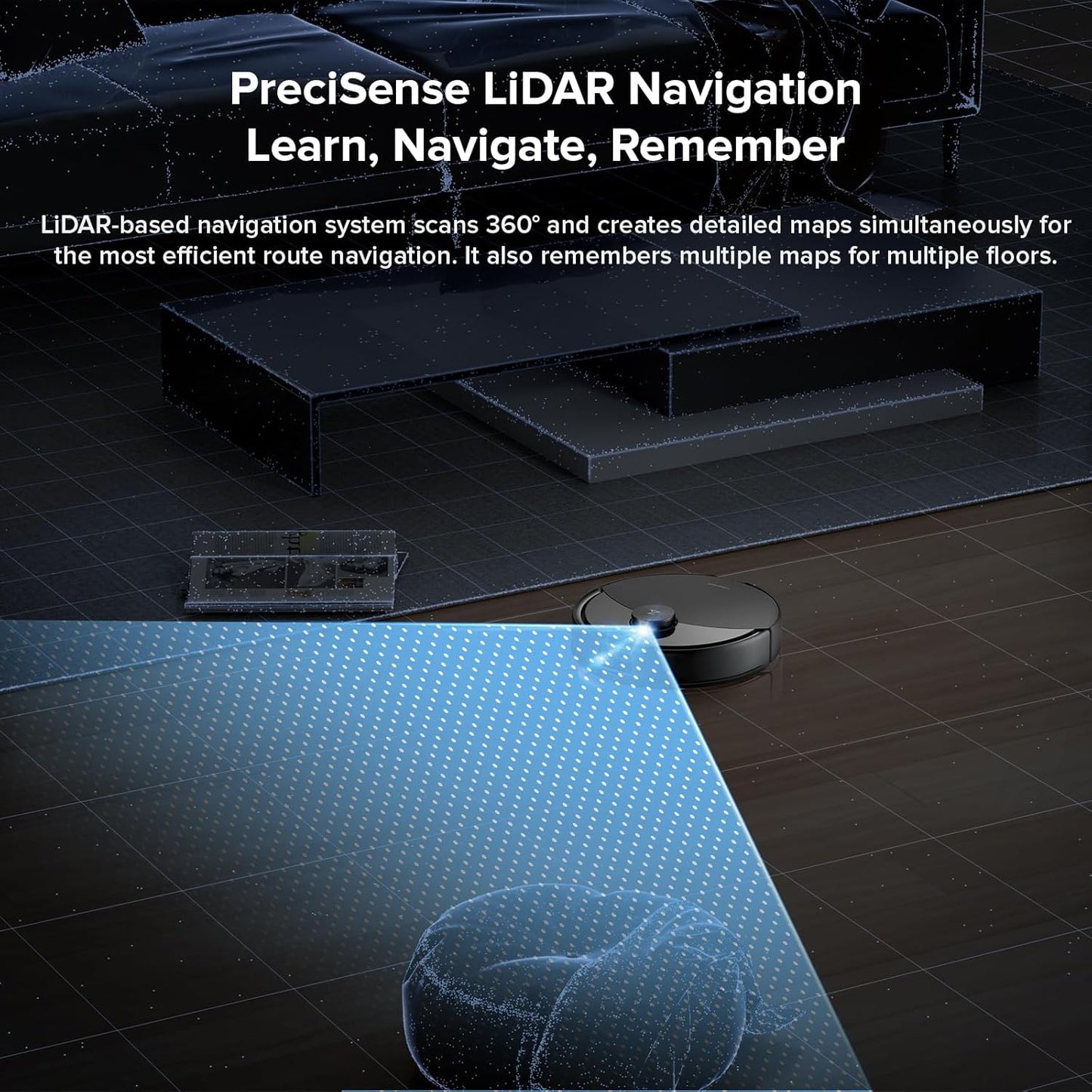 roborock Q10 X5 Robot Vacuum and Mop Combo, 10,000 Pa HyperForce, Dual Anti-Tangle System, Auto Mop Lifting, JawScrapers Brush & High-Intensity Mop, Reactive Tech Obstacle Avoidance, PreciSense LiDAR