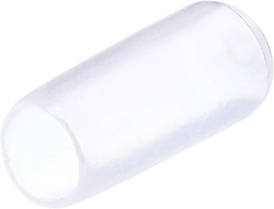 uxcell 20pcs Rubber End Caps 6mm(1/4") ID Vinyl PVC Round Tube Bolt Cap Cover Screw Thread Protectors Clear
