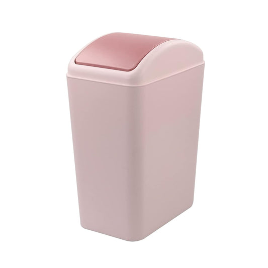 4.5 Gallon Pink Plastic Waste Can, Kitchen Garbage Can with Swing Lid, 1 Pack