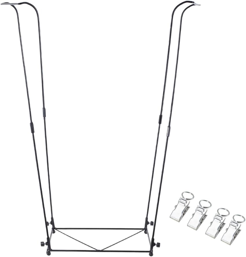 Trash Bag Holder, Metal Garbage Bag Holder, 30-45 Gallon Portable Trash Bag Holder Stand, Multi-use Leaf Bag Holder for Yard, Camping, Party, Wedding