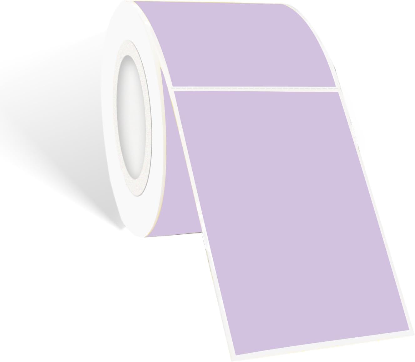 STARLIBOO Colored Labels Stickers 3 x 2 Inch, Rectangle Moving Labels Stickers, 250Pcs Garage Sale Price Stickers, Adhesive Moving Labels for Boxes(Lavender Purple)
