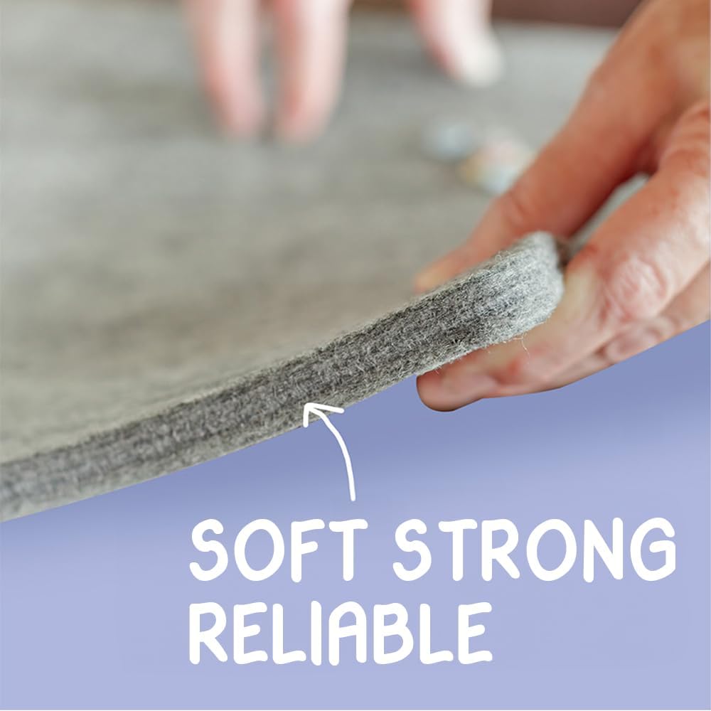 Novodon Merino Wool Pressing Mat for Quilting 17" x 13.5" 100% Merino Wool Pressing Mat for Quilting and Ironing