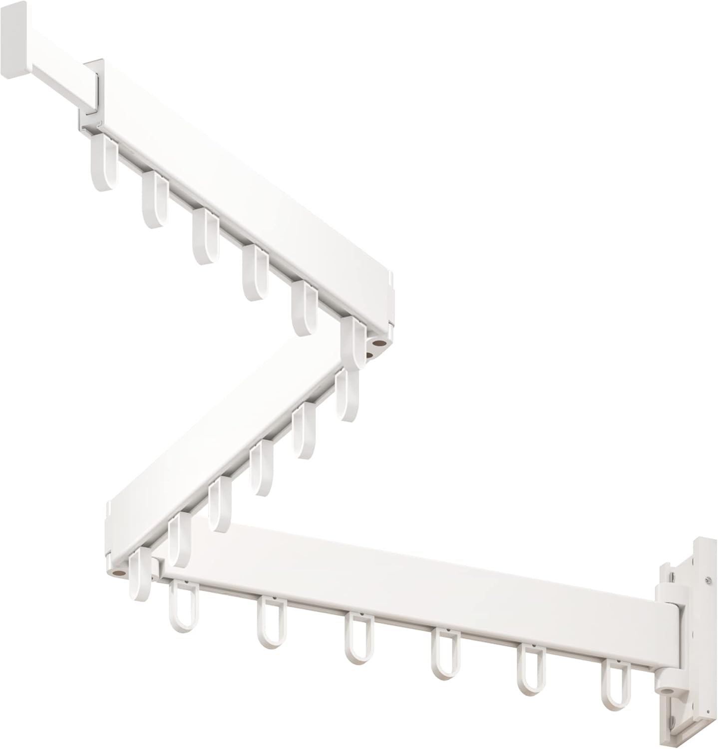 Clothes Drying Rack,Laundry Drying Rack,Clothes Rack Wall Mount,Wall Mounted Clothes Hanger Rack,Laundry Rack Folding,Retractable Clothing Rack,Collapsible Clothes Hanging Rack(Loop,White)