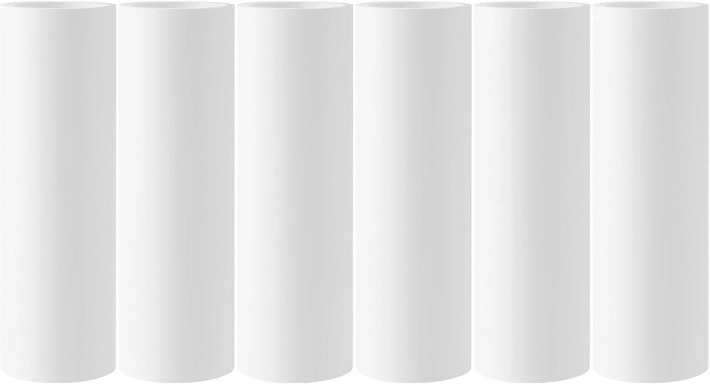 8 inch Large Surface Lint Roller Refills for Scotch-Brite 50% Stickier 8" Wide Lint Roller Replacement Refills for Pet Hair Extra Sticky 60 Sheets per Refill Pack of 6 Total 360 Sheets