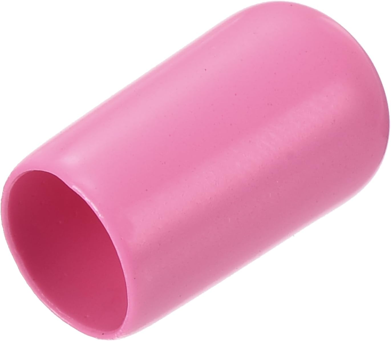 uxcell 20pcs Rubber End Caps 8mm(5/16 inch) ID Vinyl PVC Round Tube Bolt Cap Cover Screw Thread Protectors Pink