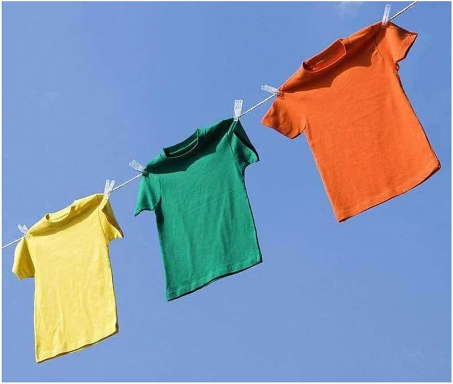 Outdoor Camping Clothesline Strong Indoor Clothes Drying Line Household Essentials DIY Decor Hiking Cord Ropes Red 10M Pack 2