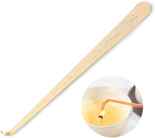 Candle Wick Dippers Candle Wick Hook Candle Accessories for Put Out Extinguish Candle Wick, Gold
