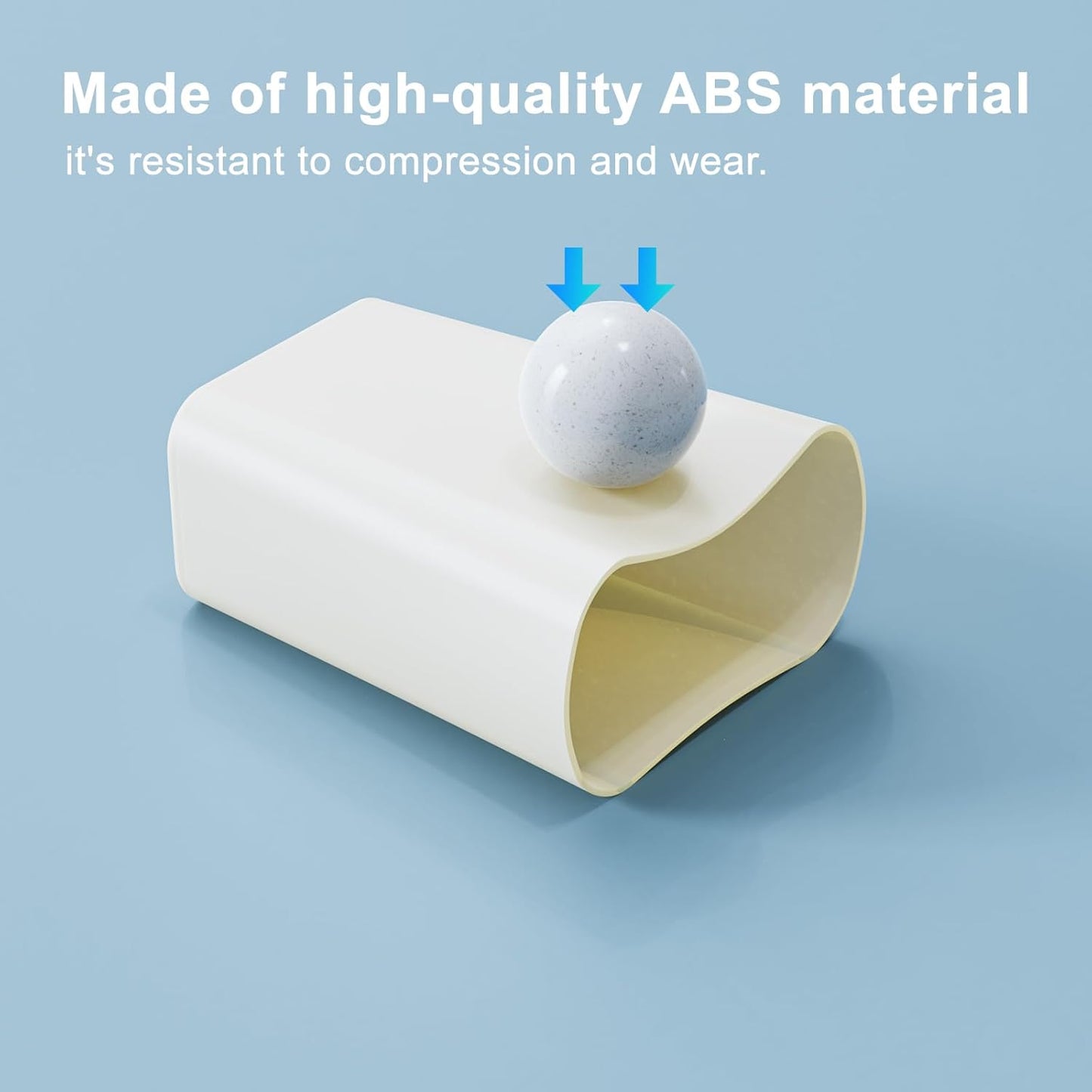 N. NETDOT 3 Pack Small Trash Can with lid, 3 Gallon Bathroom Trash Can,Garbage Can Slim Trash Bin Waste Basket for Bathroom,Kitchen,Bedroom,Living Room,Office,Laundry - Off White