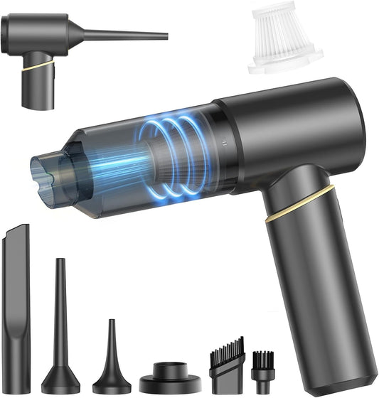 Car Vacuum Portable Cordless, Handheld Vacuum Cordless 15Kpa, Hand Vacuum Ultra-Quiet (75dB), 21min Runtime, Lightweight (1.25 lbs) for Car, Pet Hair, Home