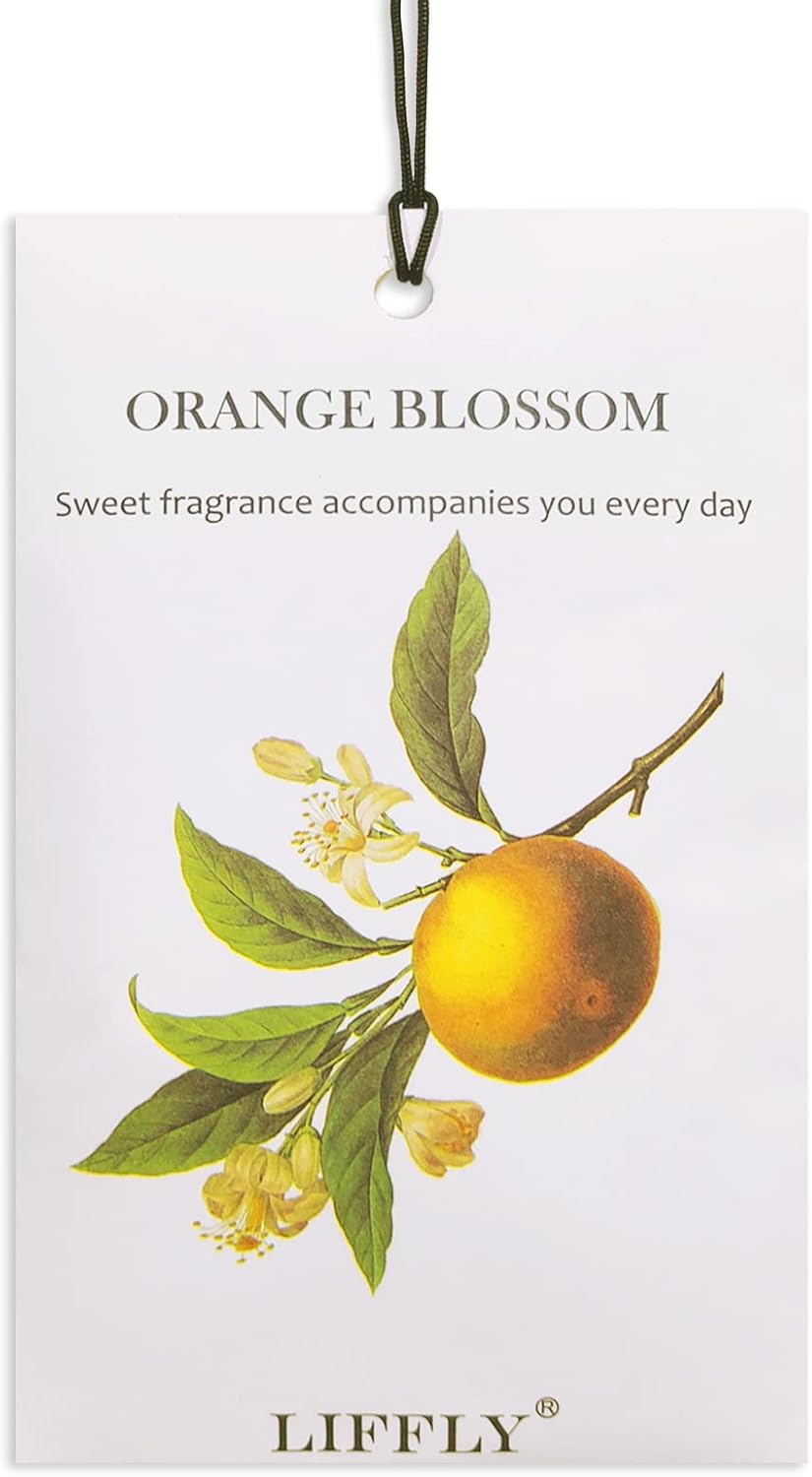 14 Packs Orange Blossom Sachets fit Drawer and Closet Long Lasting Gift