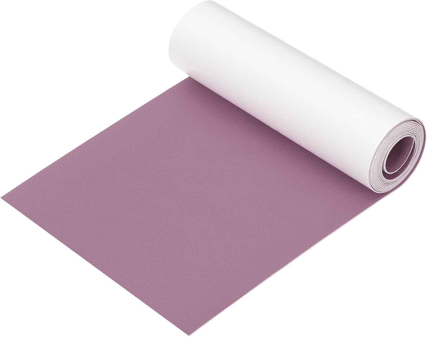 PATIKIL Leather Patches Tape for Furniture, 6.3 x 61 Inch Self Adhesive Vinyl Leather Repair Kit Cover Sheet for Couch, Sofa, Car Seats, Office Chair, Light Purple