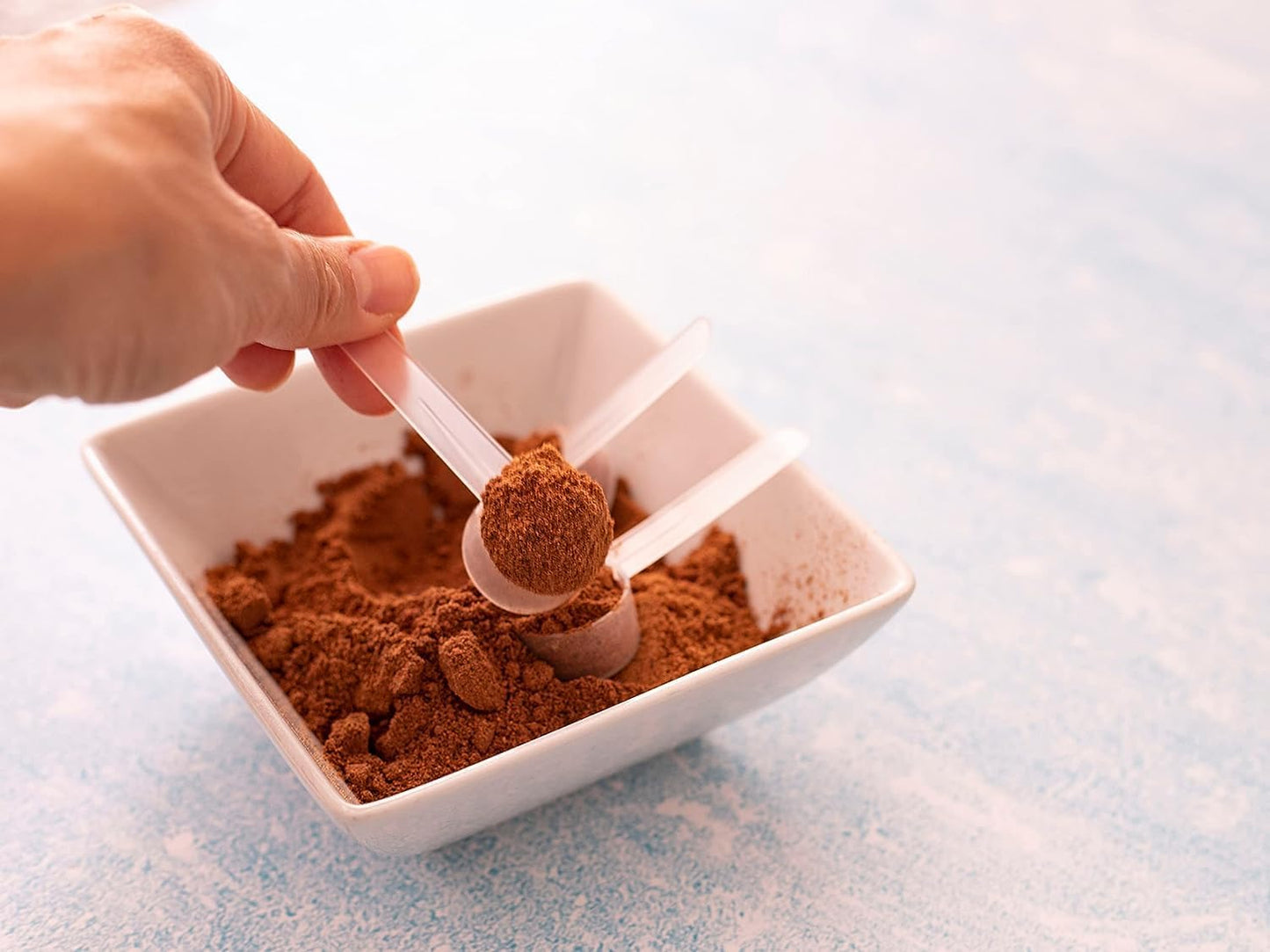 20 Measuring Spoons Set with Short Handle - 1 Teaspoon (5 ML) Clear Plastic Scoops for Creatine, Coffee, Grains, Spices, Powders, and Other Dry Goods, BPA Free, Kitchen Tools Measure, Fits in Jars