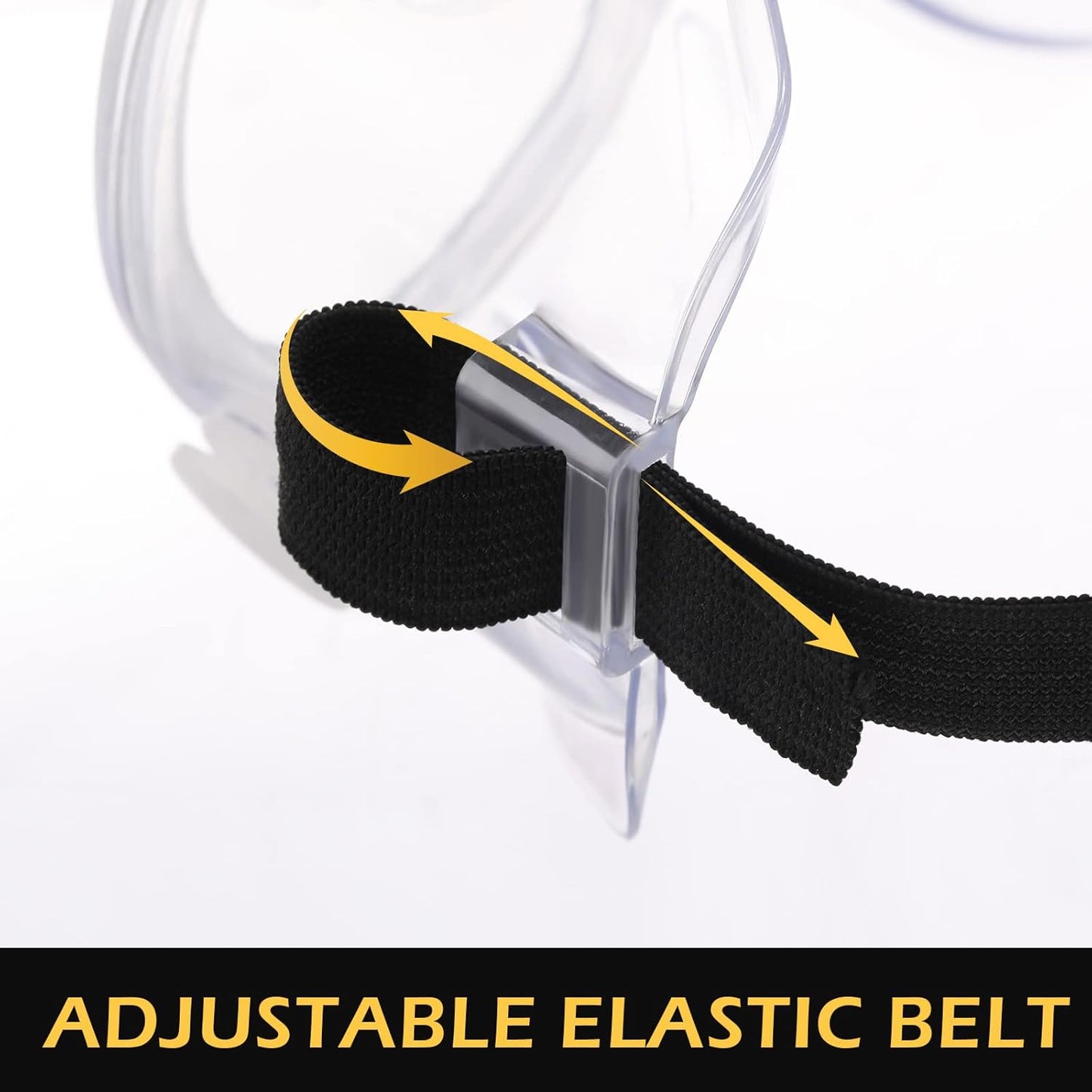 Yunsailing Protective Safety Goggles Lab Over Glasses Clear Anti Fog Eye Protection Goggles for Men Women