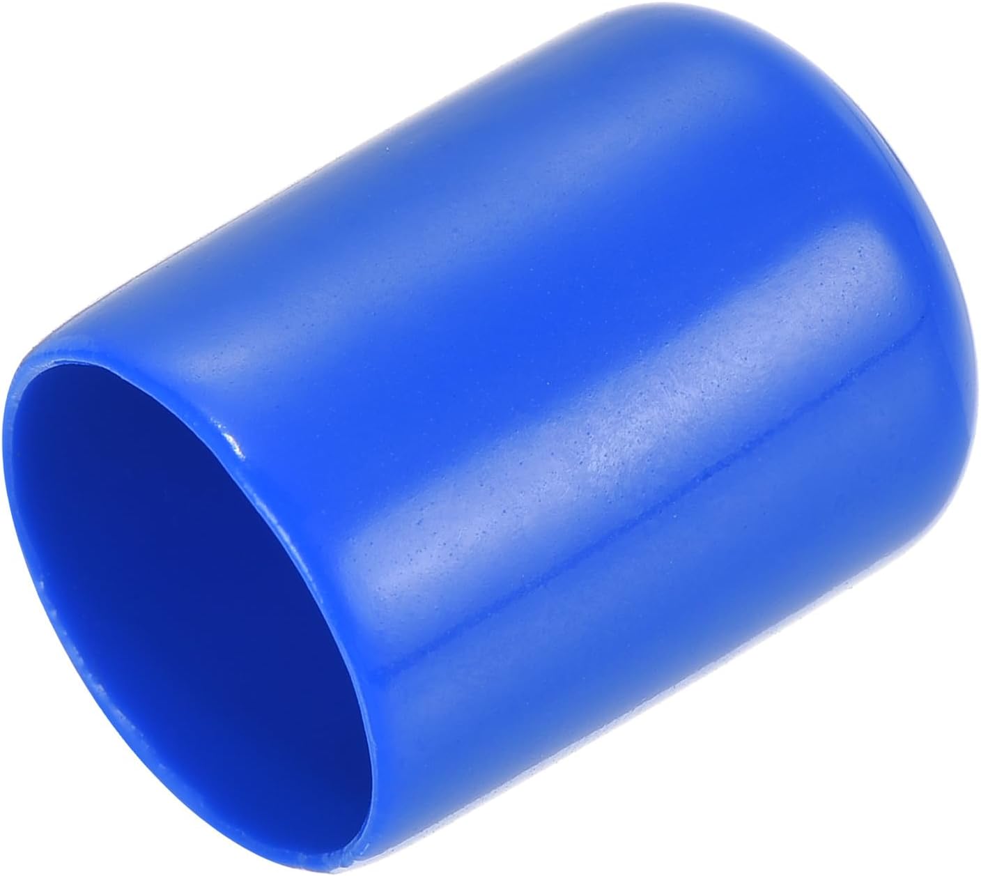 uxcell 20pcs Rubber End Caps 18mm ID Vinyl Round Tube Bolt Cap Cover Screw Thread Protectors Blue
