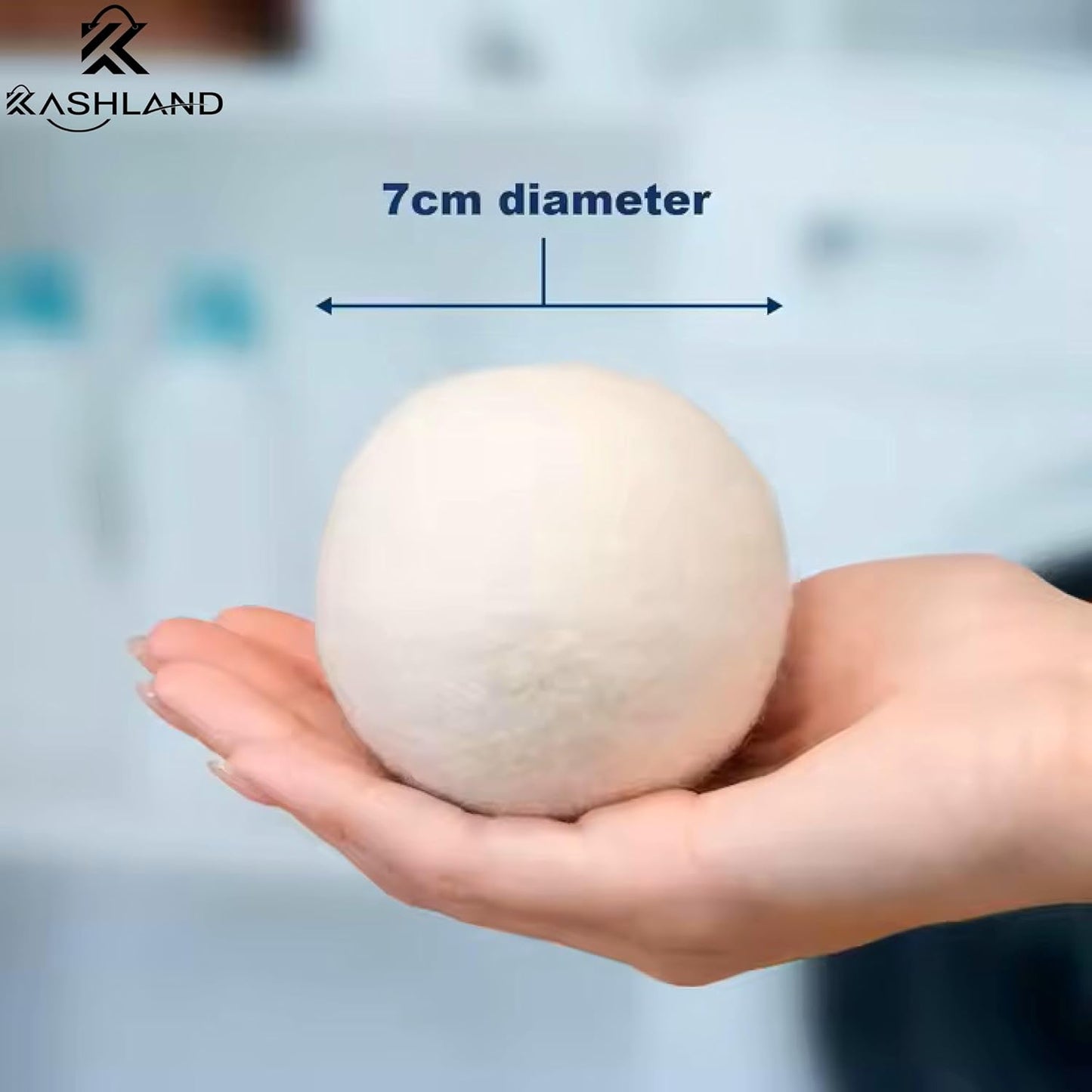 Organic Wool Dryer Balls: Eco-Friendly & Chemical-Free | Our Anti-Entanglement Reusable Balls Eliminate Wrinkle Static | 6-Pack XL Dryer Balls for Laundry is Made with New Zealand Wool (Dog)