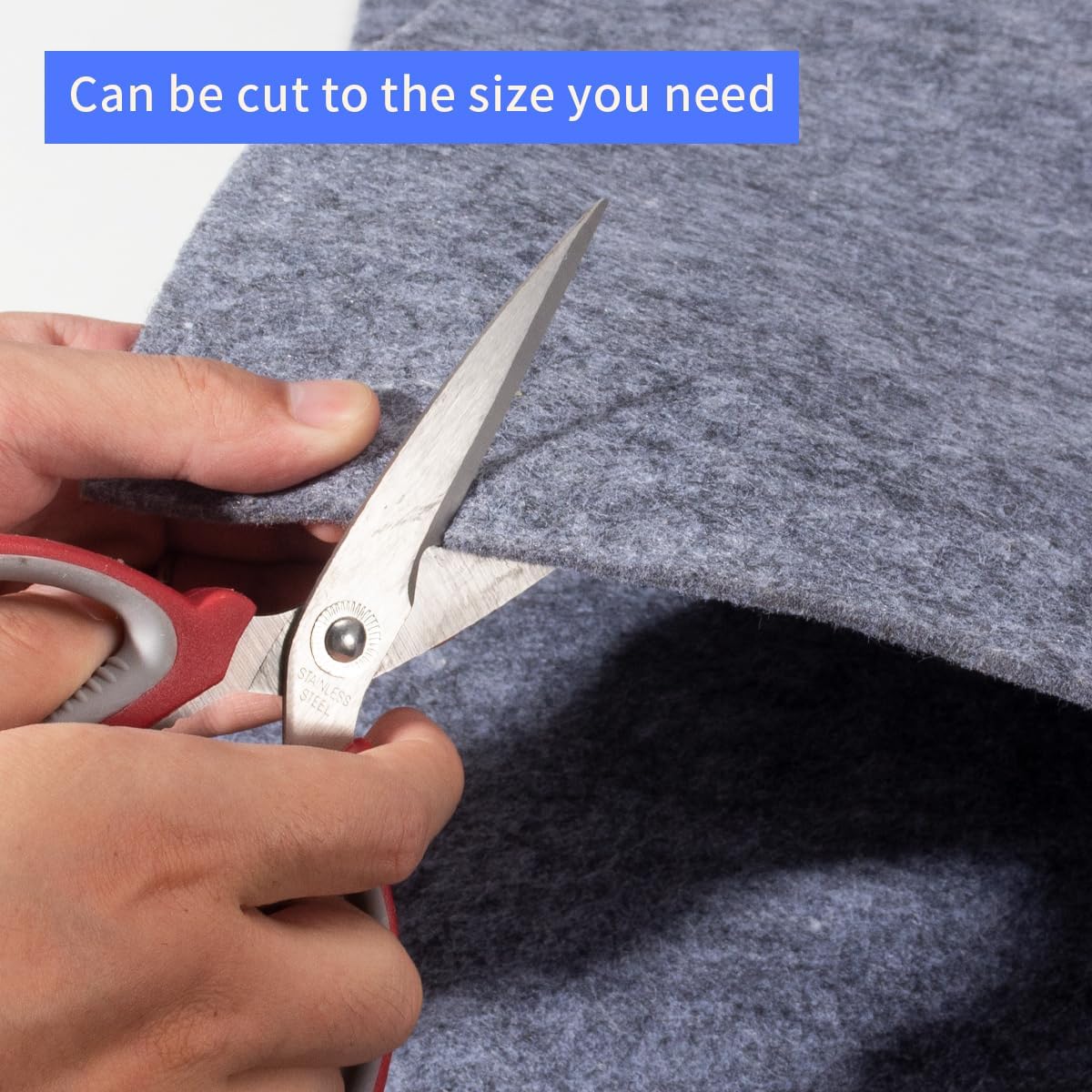 Felt Rug Pad, 10x14 Ft Extra Large Area Cushioned Carpet Liner, Thick Felt Pads for All Floors, Keep Rug in Place Soft and Safe