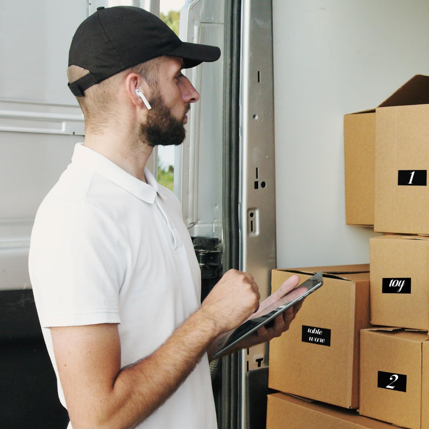 STARLIBOO Colored Labels Stickers 3 x 2 Inch, Rectangle Moving Labels, 250Pcs Removable Square Label Inventory Stickers, Garage Sale Price Stickers, Adhesive Moving Labels for Boxes