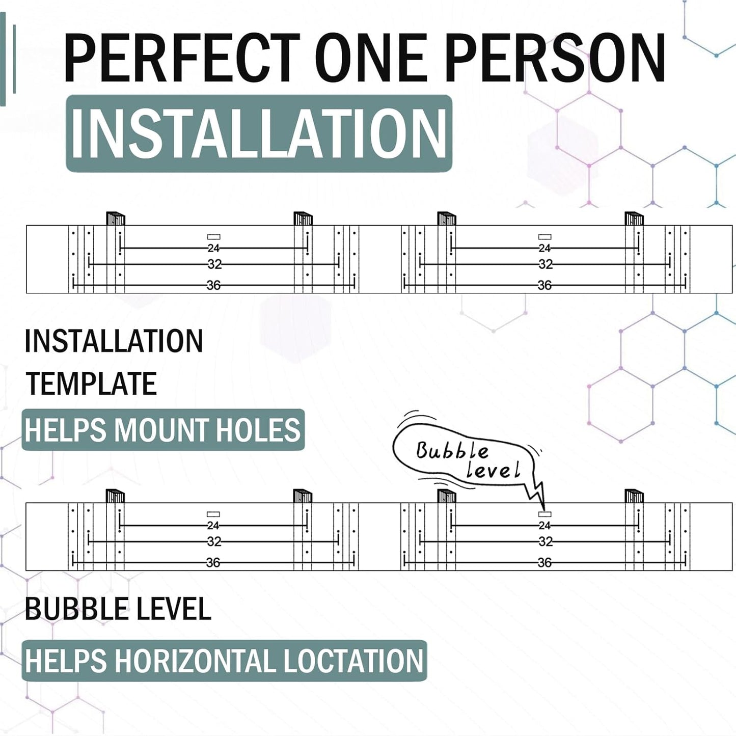 4-Pack 2x4ft Garage Wall Shelving, 4 Shelf Total 16 ft(L) Garage Shelving Wall Mounted, Heavy-Duty Storage Shelves, Perfect for Holding Storage Bins, Sporting Goods, Tools, and More Space-Saving