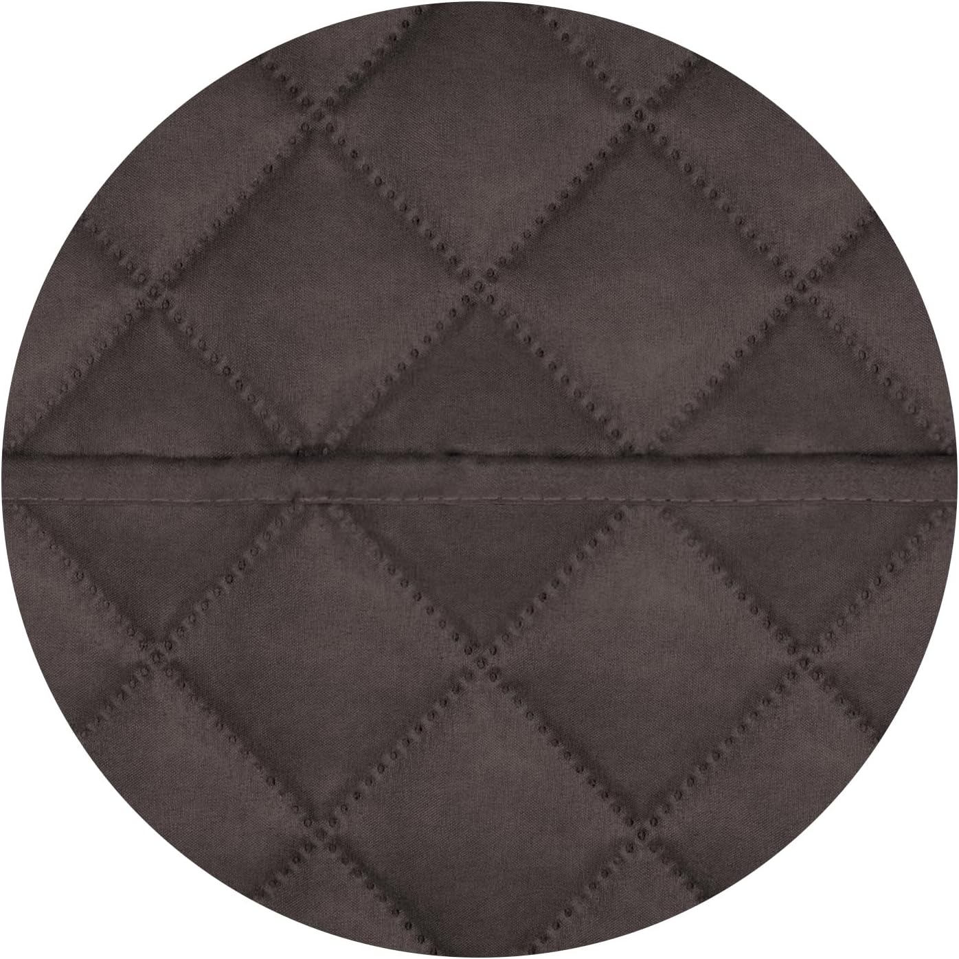 PureFit Reversible Quilted Sofa Cover, Water Resistant Furniture Protector, Washable Couch Cover with Non Slip and Elastic Straps for Kids, Dogs, Pets (Oversized Loveseat, Chocolate/Chocolate)