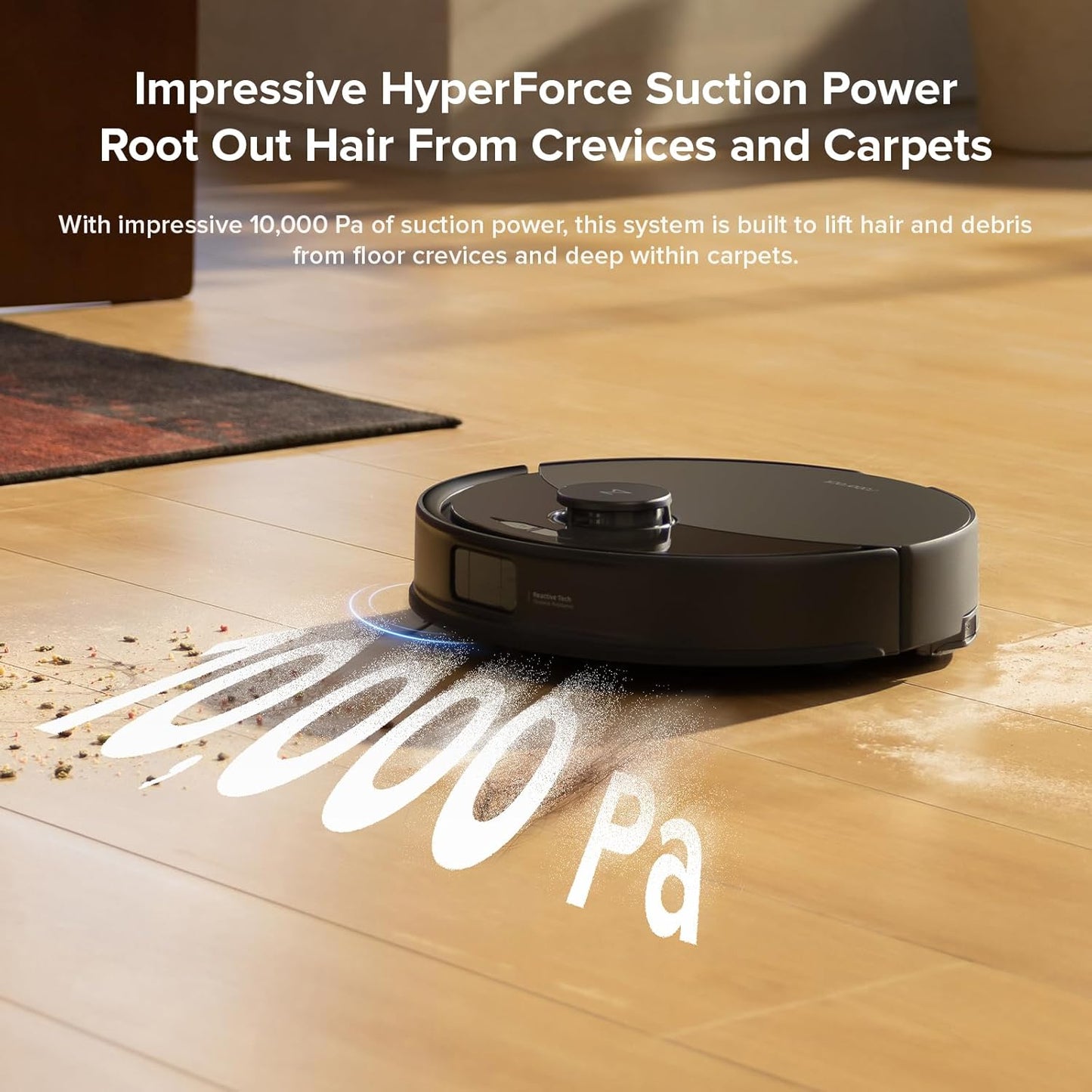 roborock Q10 X5 Robot Vacuum and Mop Combo, 10,000 Pa HyperForce, Dual Anti-Tangle System, Auto Mop Lifting, JawScrapers Brush & High-Intensity Mop, Reactive Tech Obstacle Avoidance, PreciSense LiDAR