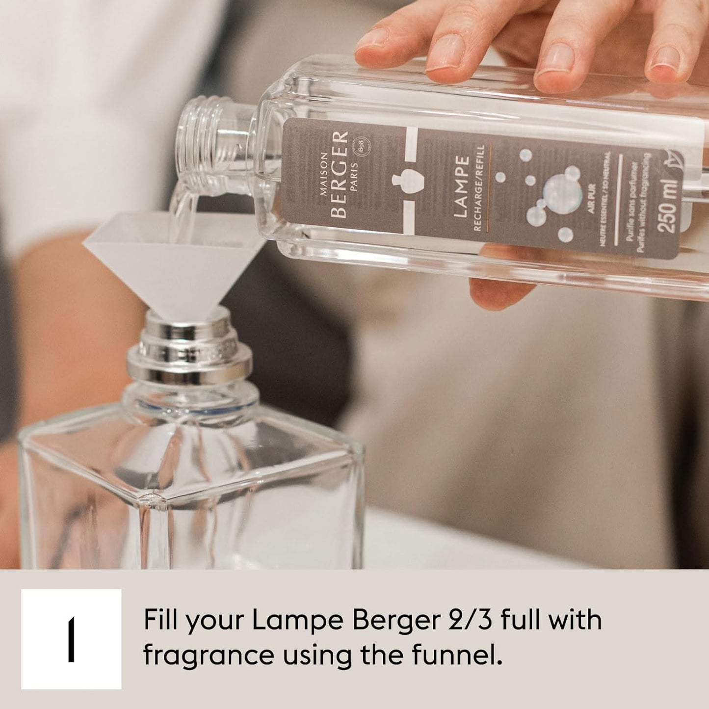 Vanilla Gourmet - Lampe Berger Fragrance Refill for Home Fragrance Oil Diffuser - 33.8 Fluid Ounces - 1 Liter