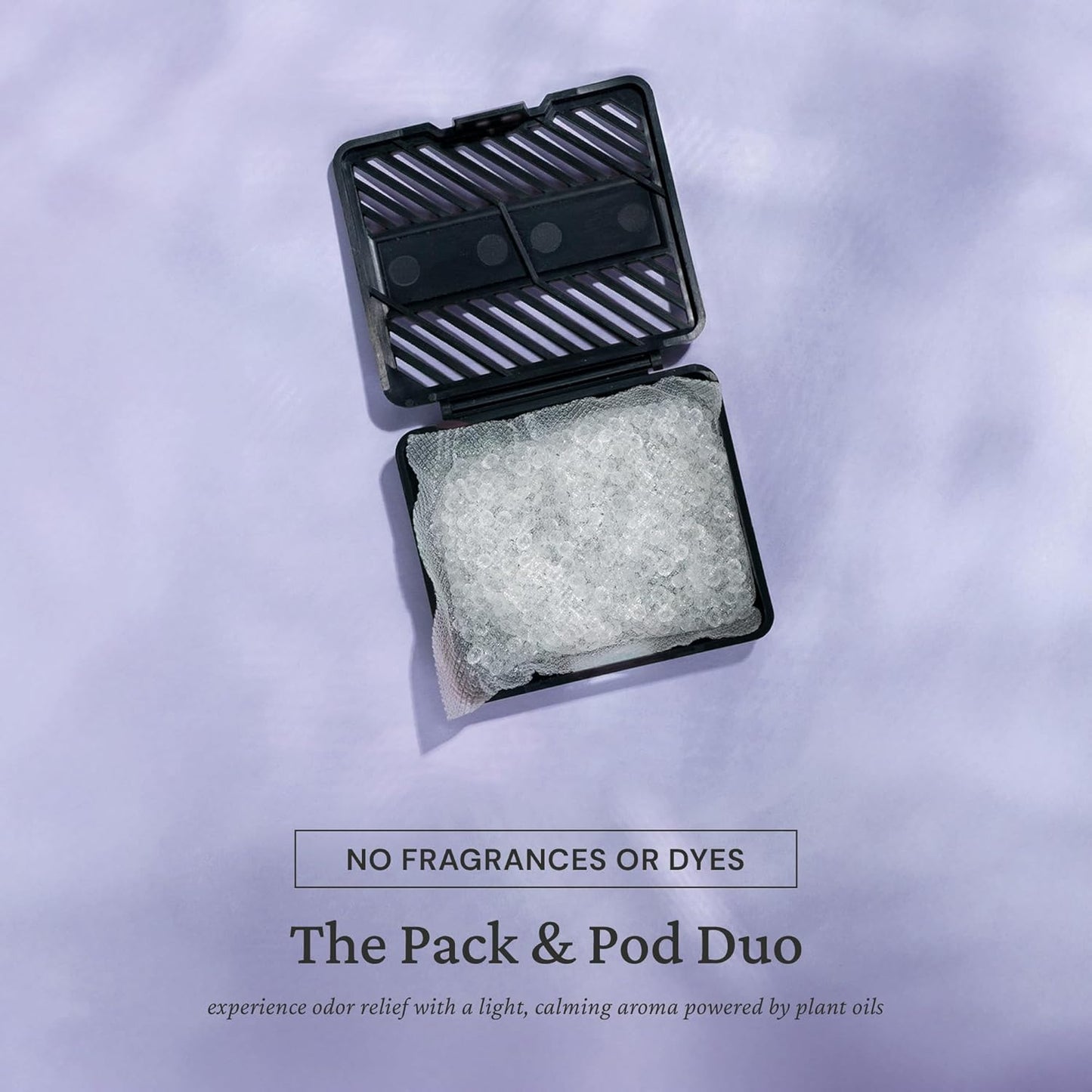 Fresh Wave Lavender Odor Eliminating & Deodorizing Packs | Bag of 6 & Fresh Pod Case | Safer Odor Relief for Small Spaces | Natural Plant-Based Odor Eliminator | Odor Absorbers for Home