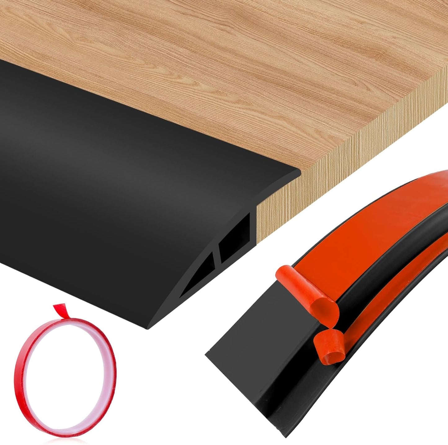 Floor Transition Strip Door Threshold 39" Floor Transition Reducer Trim on The Edges Threshold Strip Self Adhesive Suitable for Doorways, Tiles, Carpet