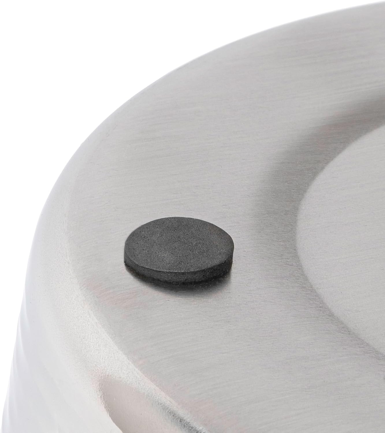 happimess HPM1113D-SET2 Nolan Modern Classic Smooth Steel 2 Gal Waste Bin for Kitchen, Office, Bathroom, Bedroom, Dorm, Polished Steel (Set of 2)