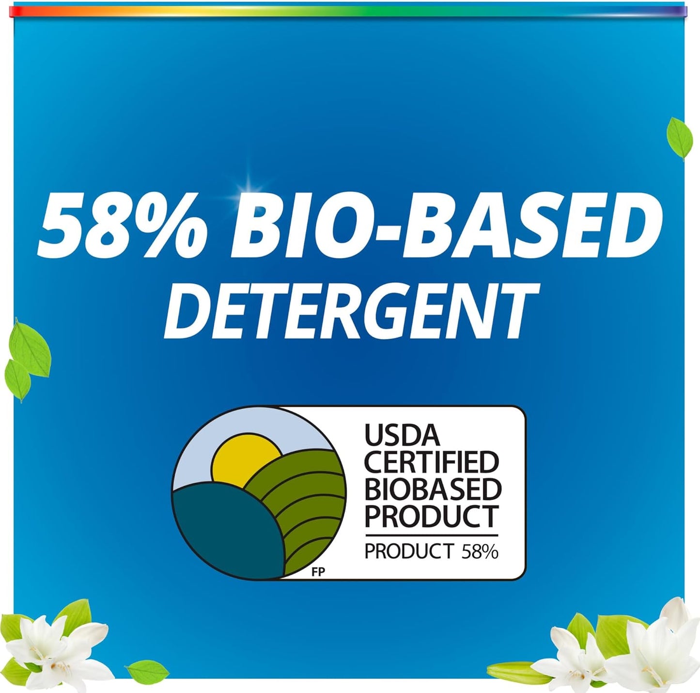 Purex Liquid Laundry Detergent, Natural Elements Linen & Lilies, 2X Concentrated, 126 Loads, 82.5 Fl Oz