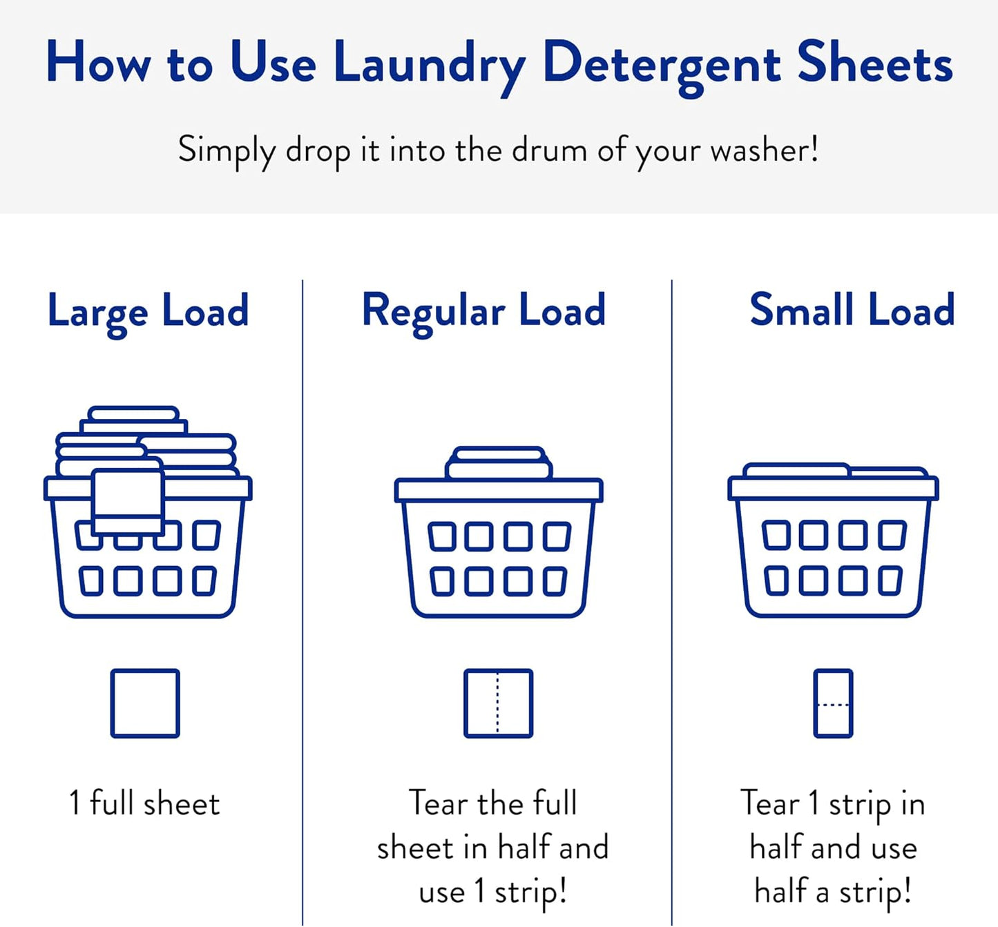 The Clean People Laundry Detergent Sheets - Laundry Soap - Ultra Concentrated, Recyclable Packaging, Stain Fighting - Peppermint, 96 Pack