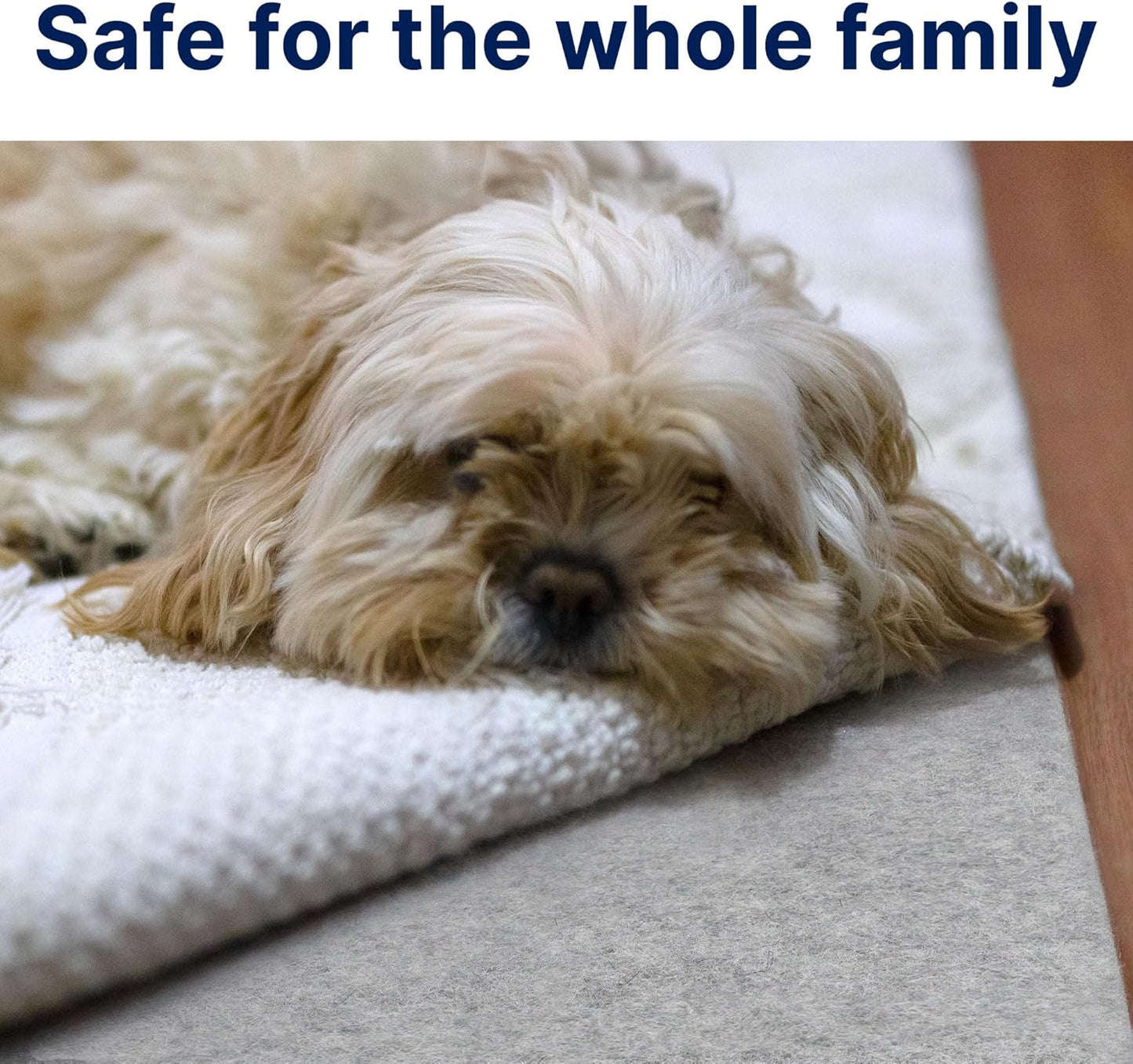 RUGPADUSA - Eco-Plush - 7'10" x 9'10" - 1/4" Thick - 100% Felt - Premium Cushioned Rug Pad - Available in 3 Thicknesses, Many Custom Sizes