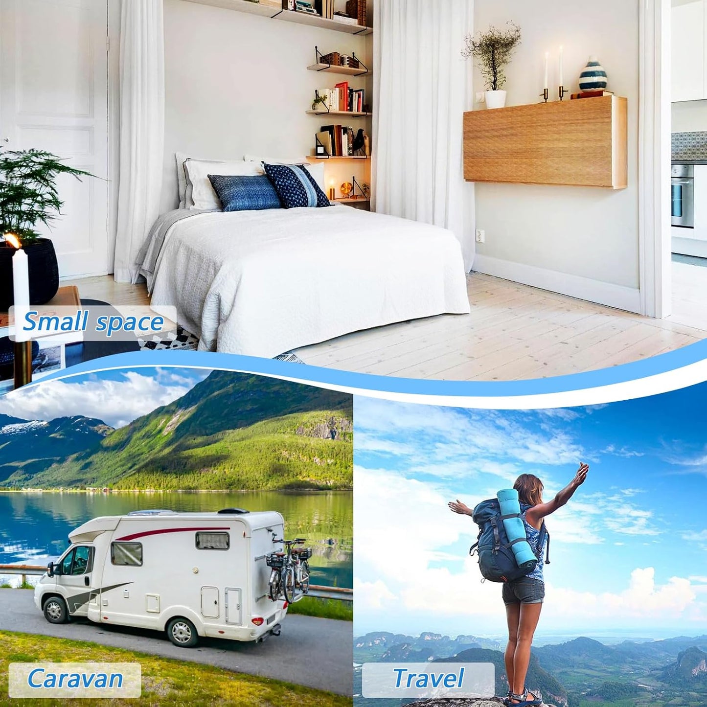 Vivid Poppy Wildflowers and Eagles Ironing Mat Thickened Ironing Blanket Travel Portable Double-Side Using Ironing Pad Travel Isolate Heat Pad Cover for Washer Dryer Table Top Countertop 27.6x4