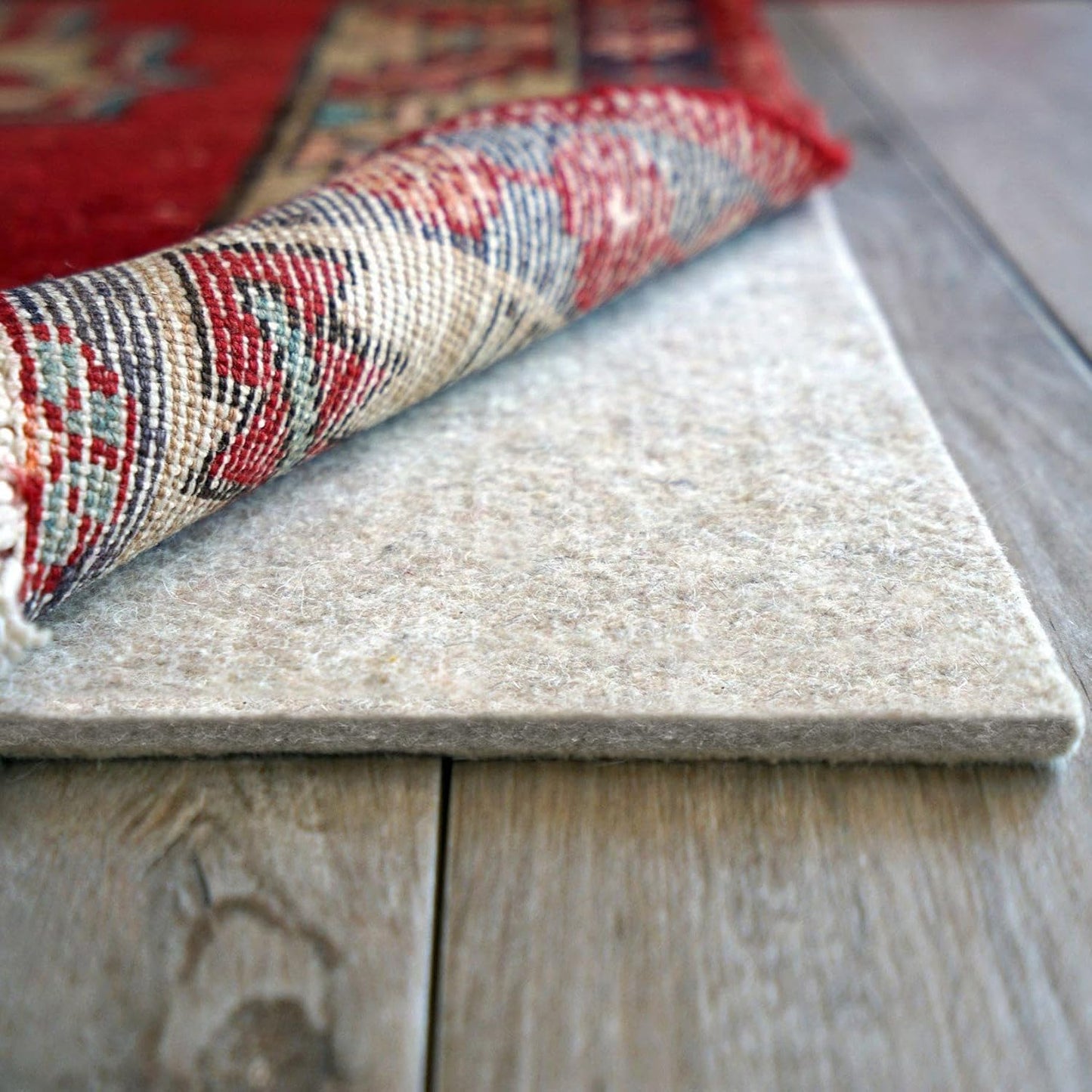 RUGPADUSA - Eco-Plush - 9'x11' - 1/4" Thick - 100% Felt - Premium Cushioned Rug Pad - Available in 3 Thicknesses, Many Custom Sizes