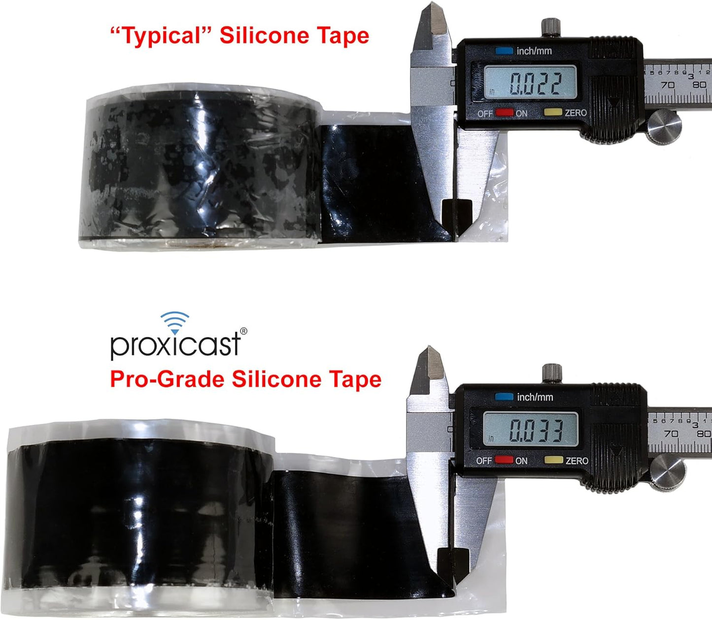 Proxicast Pro-Grade Extra Strong 30mil Weatherproof Self-Fusing Silicone Rubber Sealing Tape For Outdoor Antenna Coax & Electrical Cables, Hose/Pipe Leaks & Emergency Repairs (1.5" x 15' roll) - White