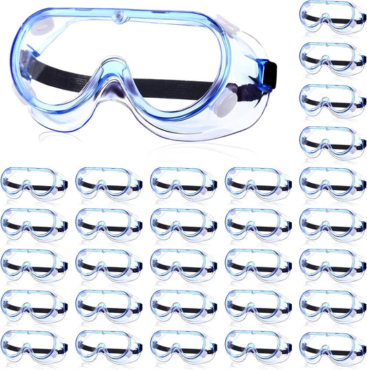 Yunsailing Protective Safety Goggles Lab Over Glasses Clear Anti Fog Eye Protection Goggles for Men Women