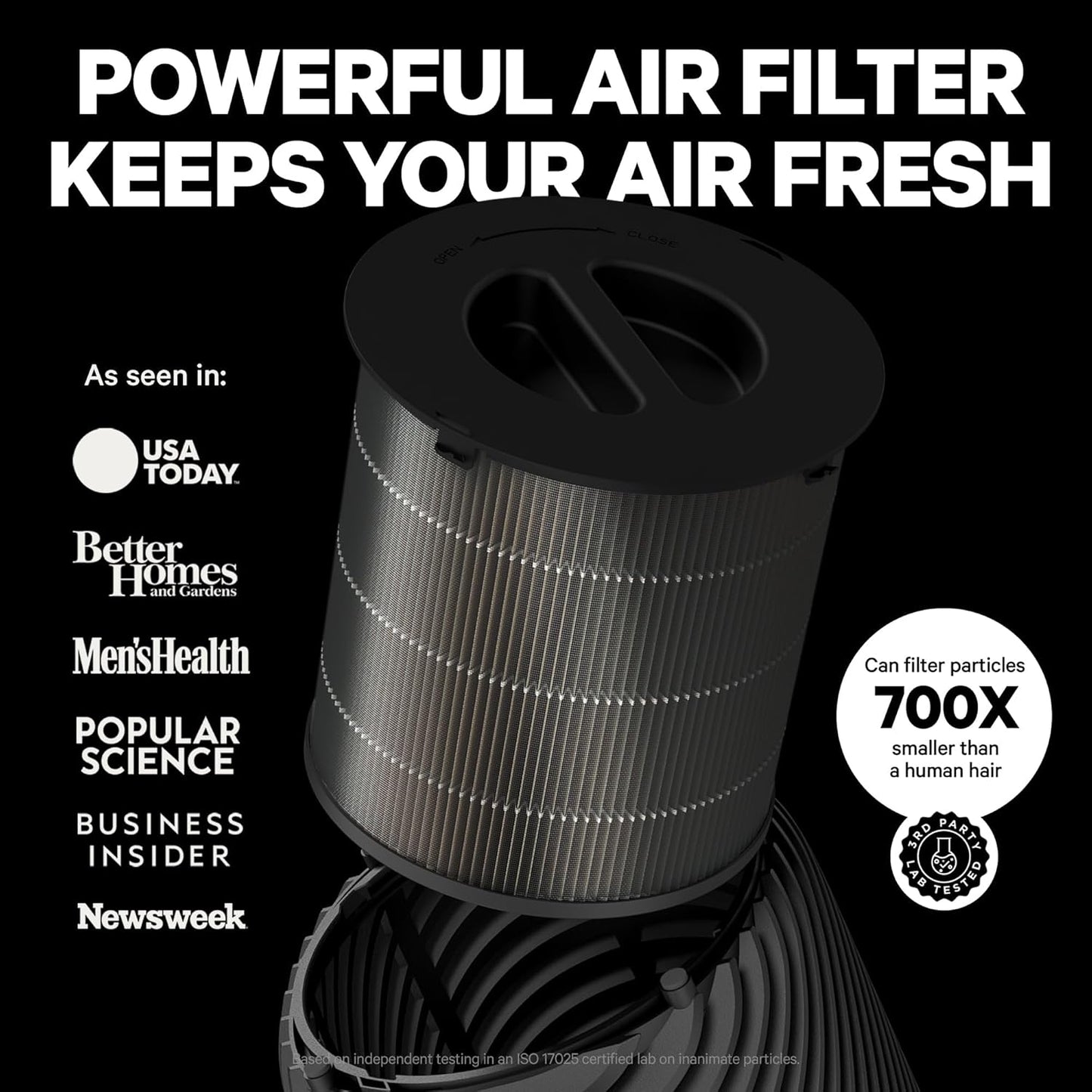 PuroAir 130i Smart Air Purifier for Home Large Rooms - Covers Up To 600 Sq Ft - Filters Up To 99.9% of Pollutants, Smoke, Pollen, Dust - Quiet Air Filter - Air Purifiers for Bedroom