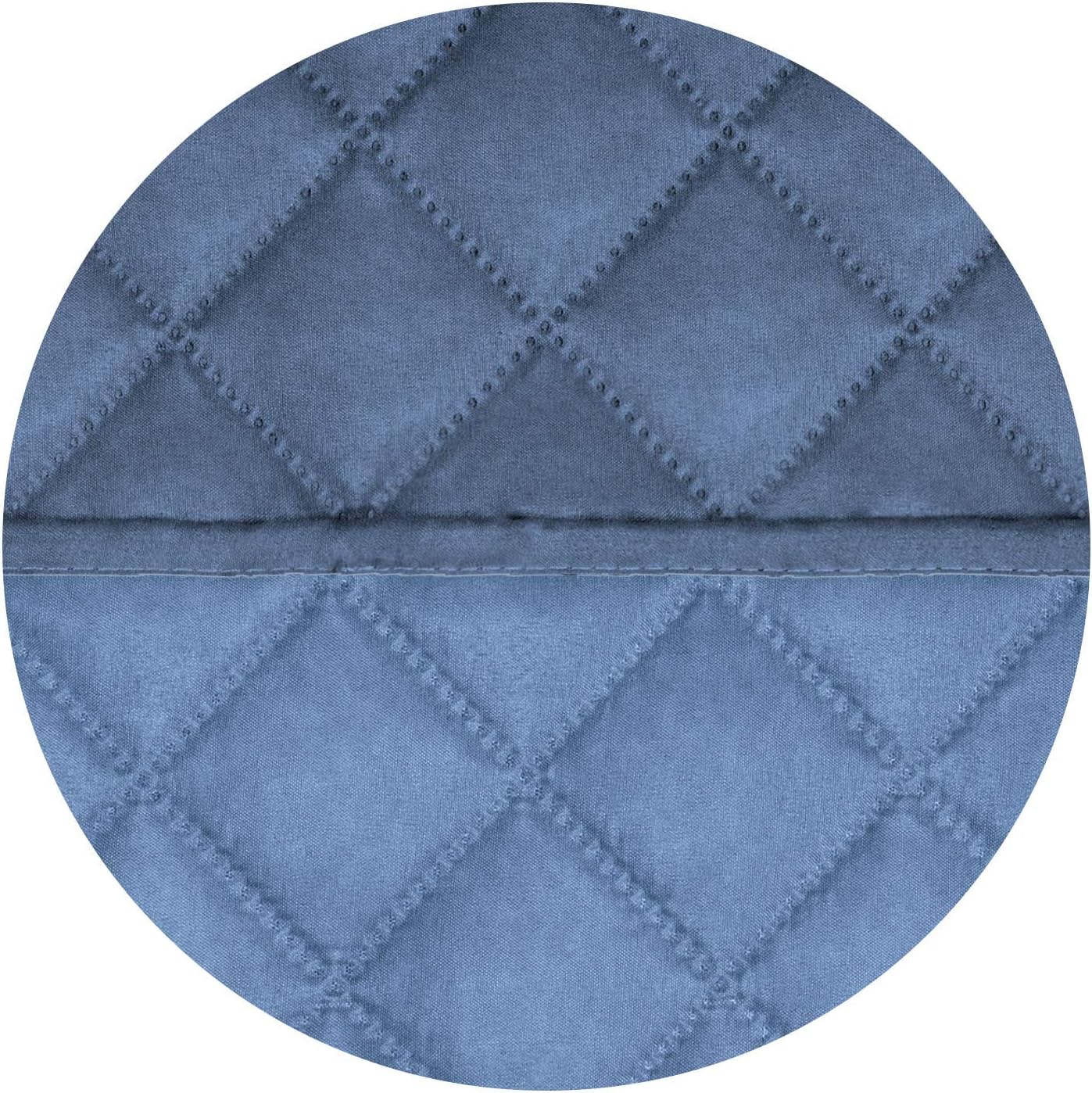 PureFit Reversible Quilted Sofa Cover, Water Resistant Slipcover Furniture Protector, Washable Couch Cover with Non Slip and Elastic Straps for Kids, Dogs, Pets (Sofa, Dark Blue/Light Blue)
