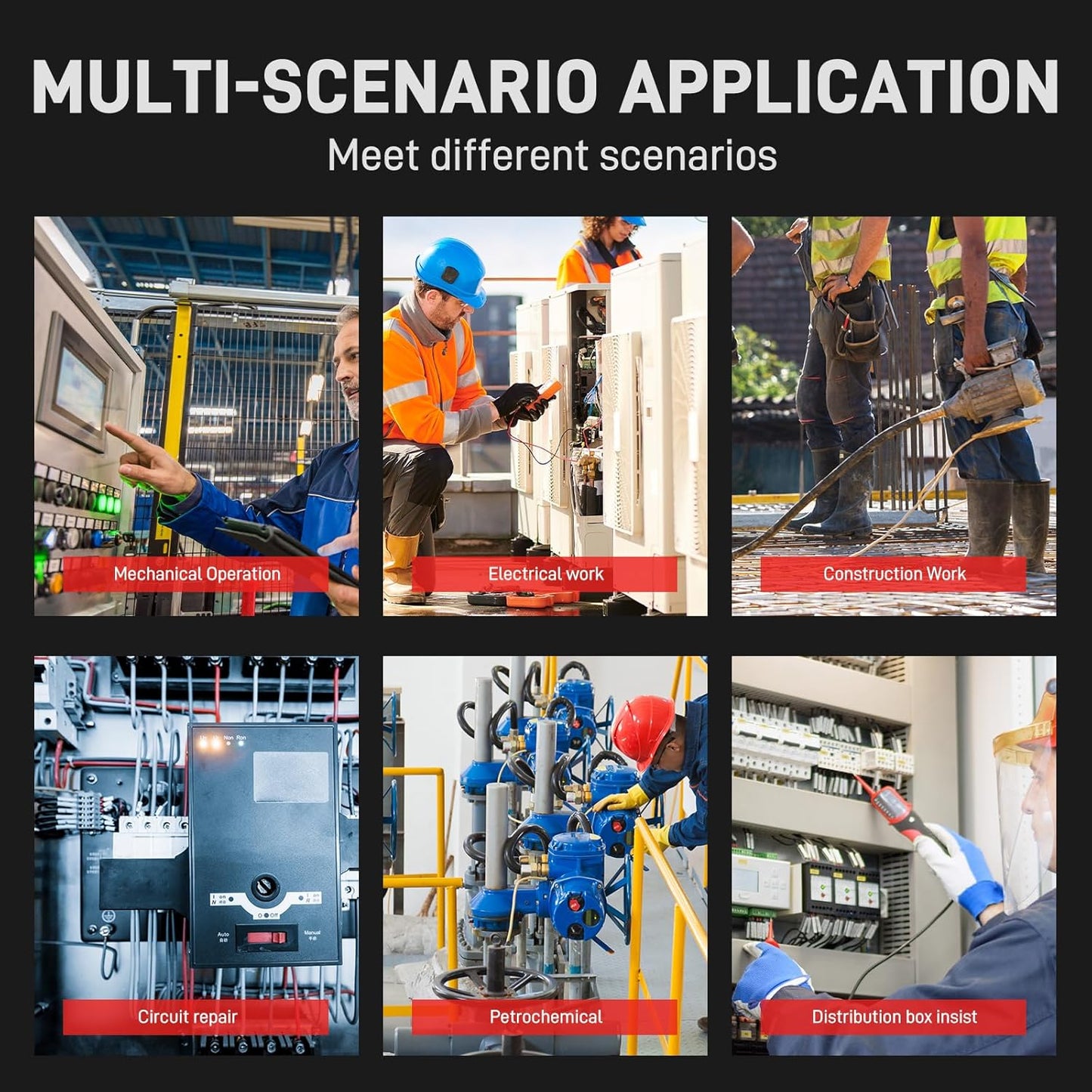 Electrical Insulated Gloves XL - 400V Low Voltage Electrician Safety Gloves, Rubber Non Slip Work Gloves For Men