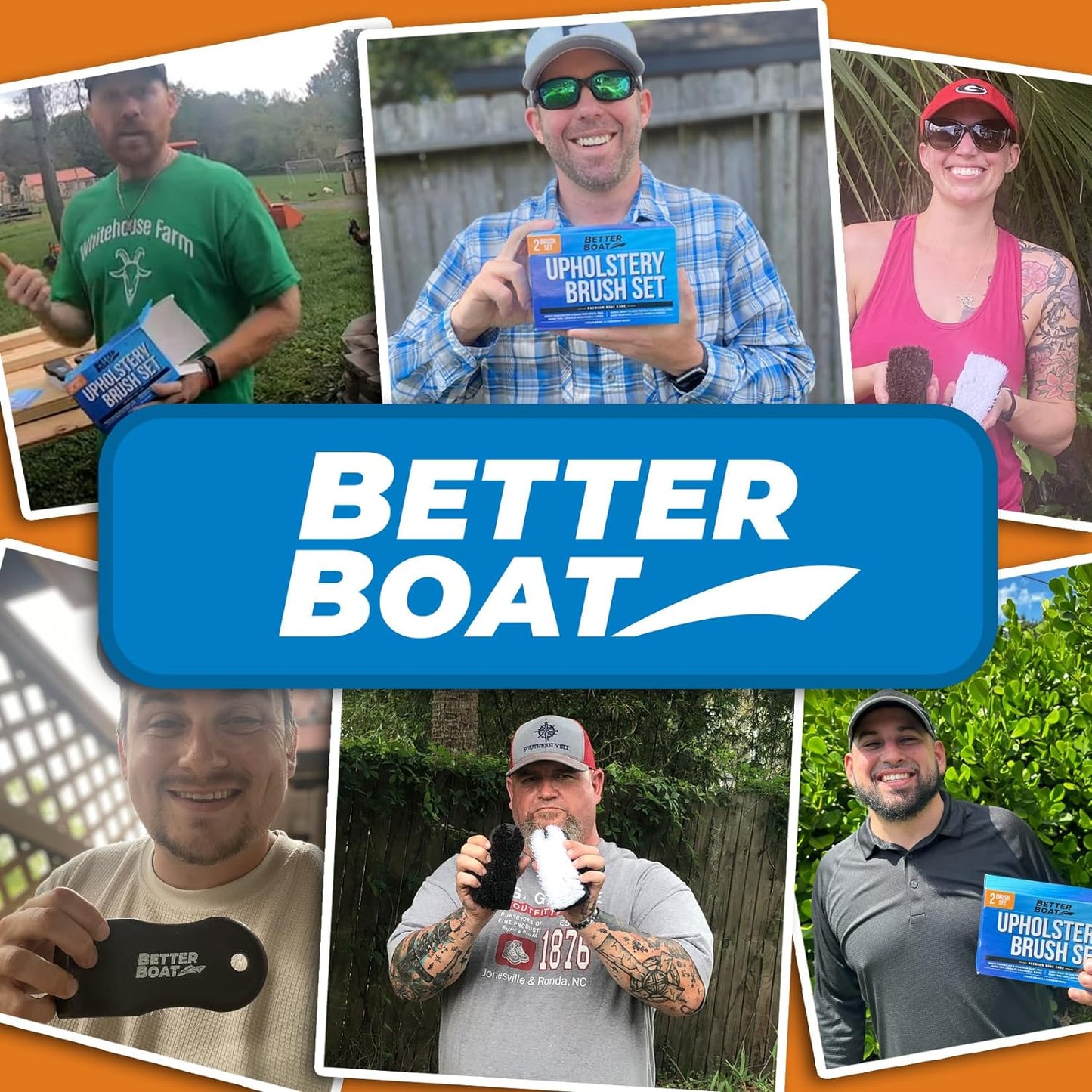 Upholstery Brush Set, Carpet and Car Cleaning Brushes, Horsehair Detailing Brush for Upholstery Cleaner, Leather, Interior, Boat, Couch, and Sofa Cleaning