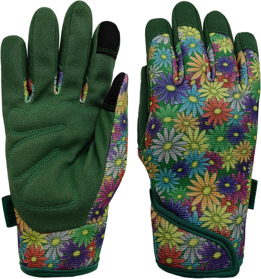 Thorn Proof&Puncture Resistant Gardening Gloves with Grip,Garden Gloves for Women, Leather Work Gloves,Gifts