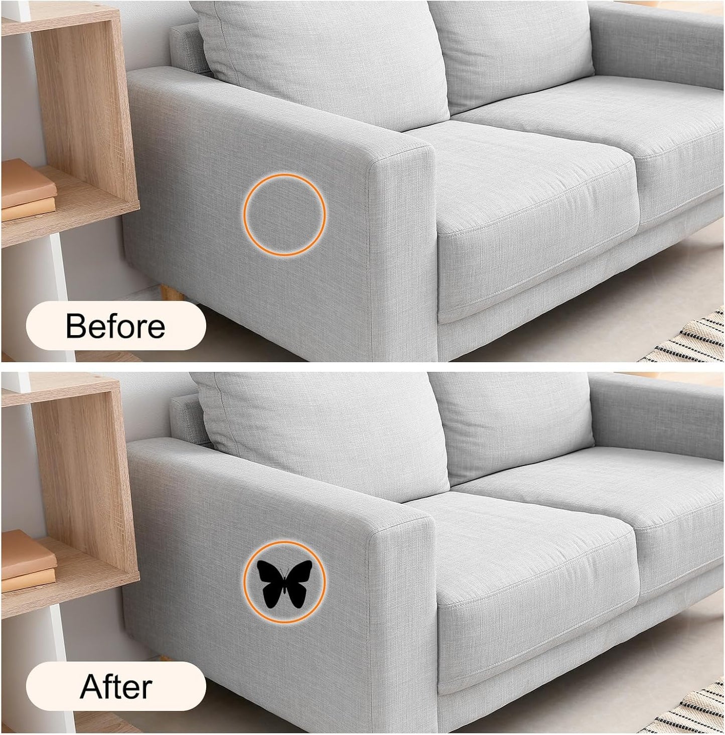 Repair Patches Self-Adhesive DIY Repair Patch Linen Gear Patch for Sofa, Furniture, Chair, Clothing, Tents, 17x79 Inch, Dark Blue