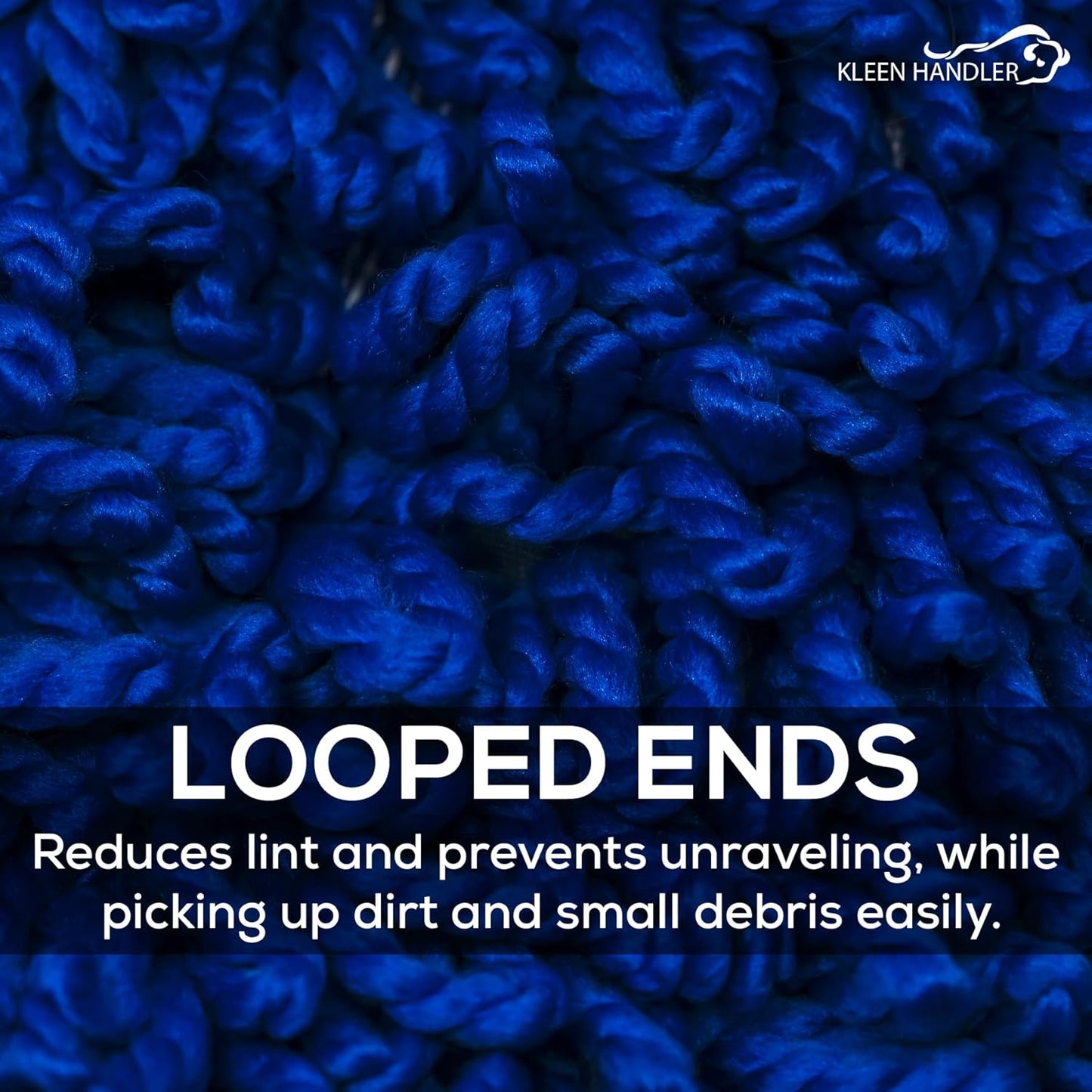 Kleen Handler 24 inch Microfiber Dust Mop | Medium Washable Commercial Mop Head Replacement, Pack of 3