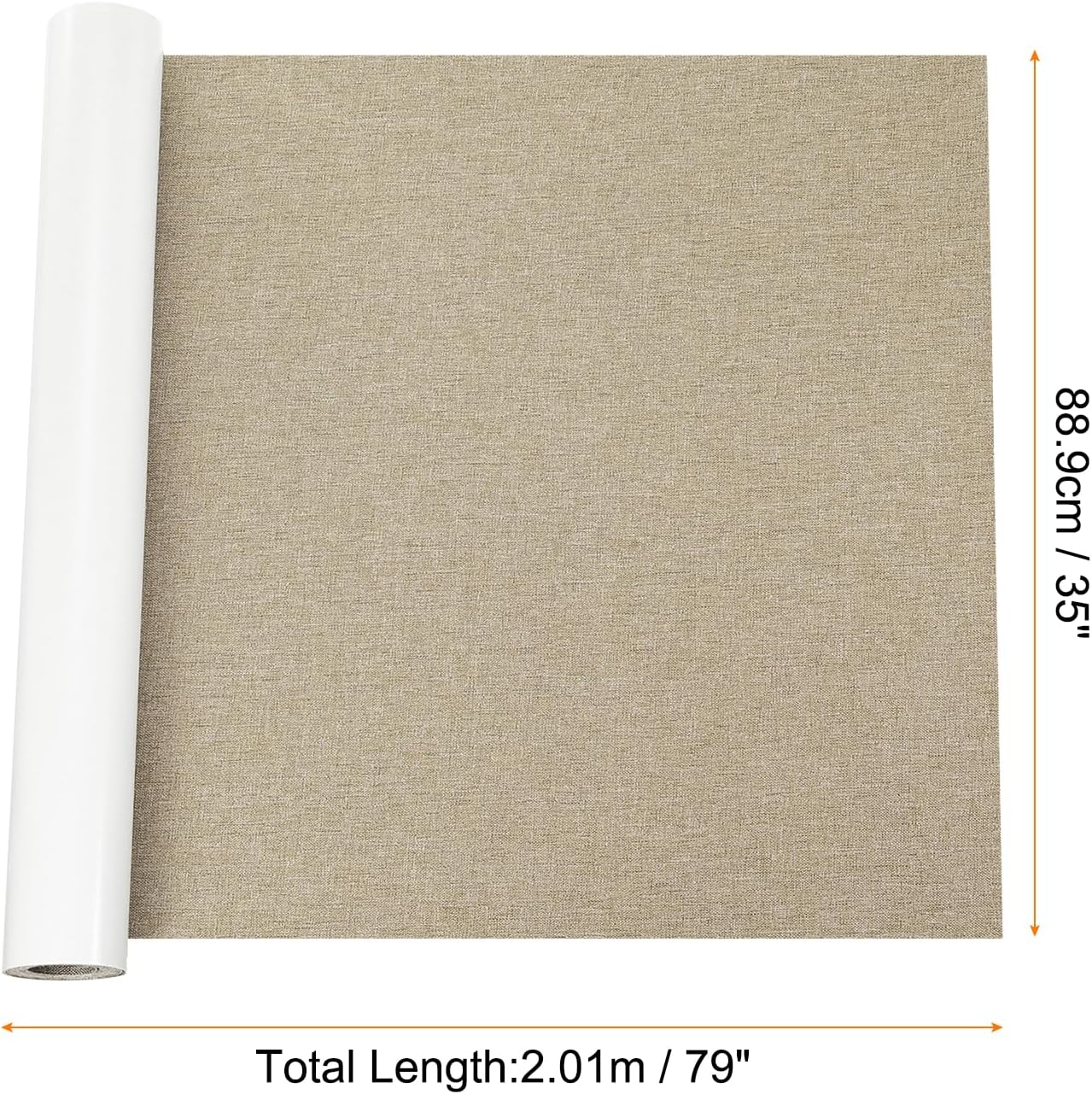 Repair Patches Repair Tape Self-Adhesive DIY Repair Patch Linen Gear Patch for Sofa, Furniture, Chair, Clothing,Tents,35x79 Inch,Light Brown