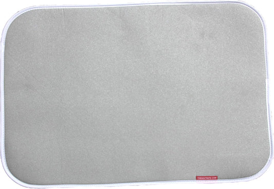 THEQUILTMATE - Premium Ironing Pad, Designed Especially for Quilters and Crafters, Large, Silver, 22in x 29in